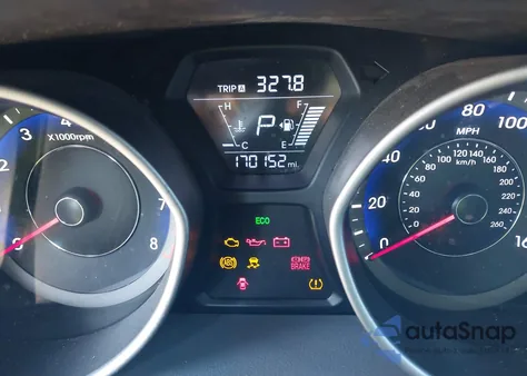 2014 Hyundai Elantra Se из США, поврежденный, VIN KMHDH4AEXEU107791